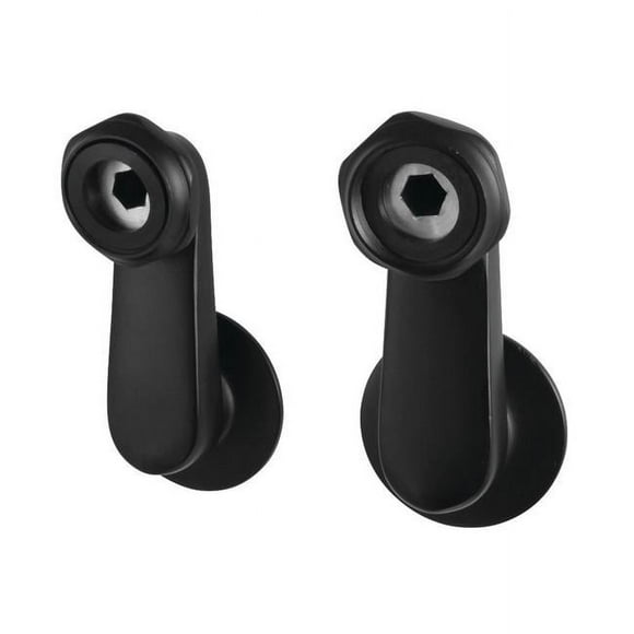 Aqua Vintage AE3SE0 Swivel Elbows for Tub Faucet, Matte Black - 1.13 x 2.13 x 4.56 in.