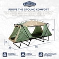 thumbnail image 2 of Kamp-Rite Oversized Quick Setup 1 Person Cot, Chair, & Tent w/Domed Top, 2 of 11