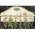 thumbnail image 2 of Rowan, Carol 18x13 White Modern Wood Framed Museum Art Print Titled - Herbs on Pegs Black, 2 of 4