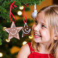 thumbnail image 5 of Handmade Eco-Friendly Coconut Shell Star Ornaments Smiling Face Design Set Of 3 Christmas Home Decor, 5 of 5