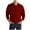 Red, variant on IROINNID Savings Mens Pullover Shirts Long Sleeve Solid Turndown Pullover Button Blouse,Red