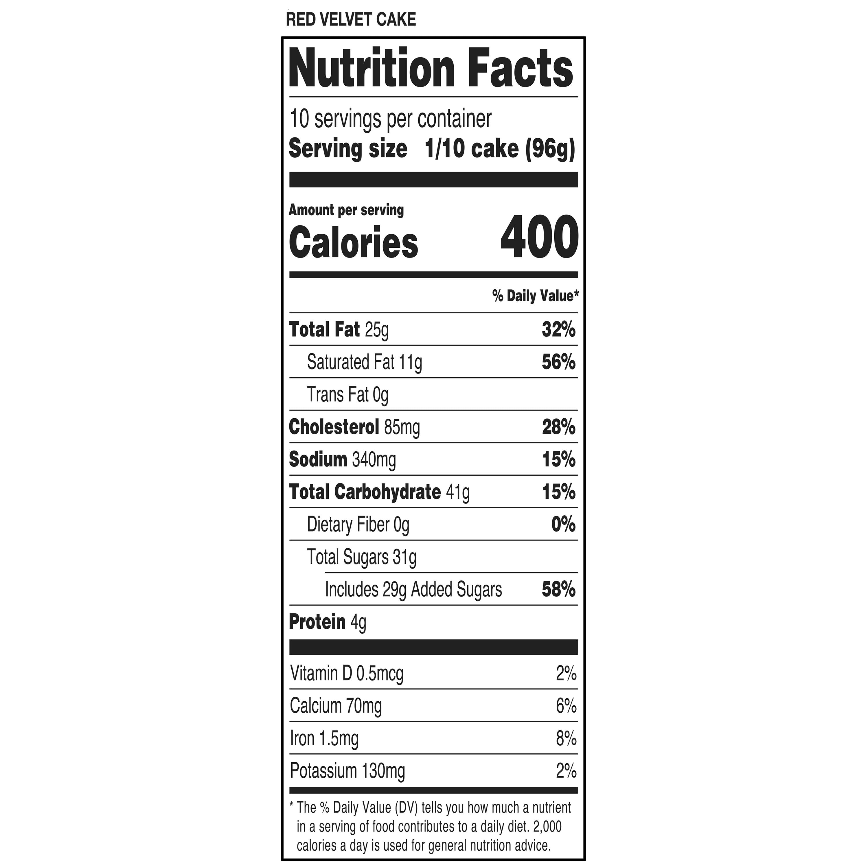 Marketside 7-Inch Red Velvet Cake, 32 oz, 1 Count (Refrigerated)