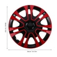 thumbnail image 2 of Soimiss Red Wheel Cap for Car Stylish Design Universal Fit Durable PP Material, 2 of 7
