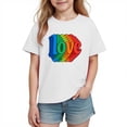 thumbnail image 2 of hengsof T-shirt Imprimé à Manches Courtes pour Enfants, 2 of 3