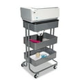 thumbnail image 3 of Vertiflex Multi-use Storage Cart/stand-up Workstation, 15.25" X 11.25" X 39", Gray, 3 of 9