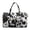 Black Cow, variant on Quilted Travel Duffel Bag for Women Men Weekender Overnight Bag American Tribal Zebra Camo Print Lightweight Luggage Bags Women Hospital Bag for Labor & Delivery