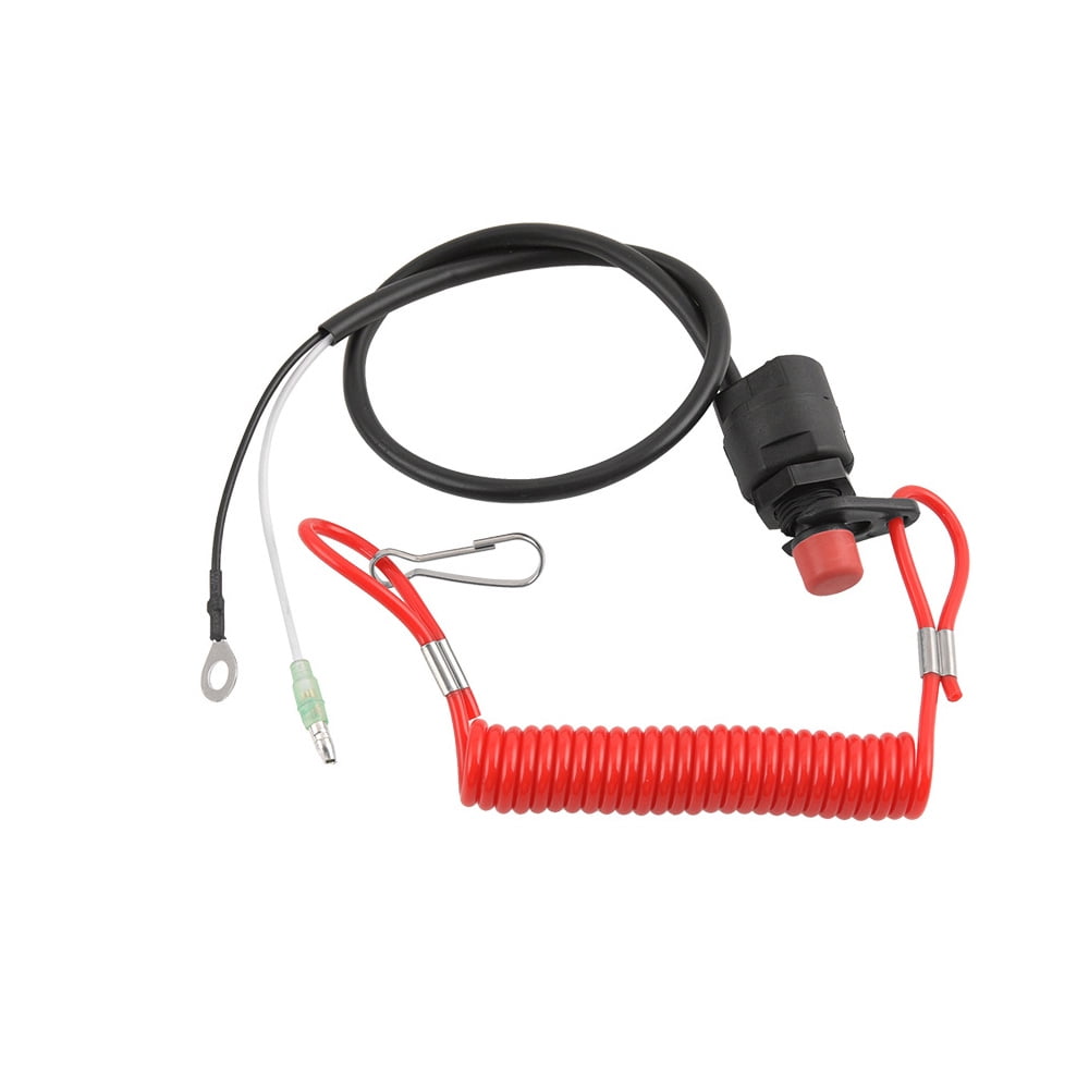Kill Switch Cord Safety Stop Switch Lanyard Outboard Engine Motor