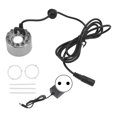 thumbnail image 2 of 12 Lights Colorful Fog Maker Stainless Steel Water Mist Atomizer for Aromatherapy Oxygen Bar Waterscape Atomized Bonsai EU Plug 110‑240V, 2 of 4