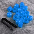 thumbnail image 3 of Garosa 20pcs 21mm Nut Car Wheel Auto Hub Screw Protection Anti-theft Cover Cap, Car Cover Protective Caps, Wheel Nut Rim Cover, 3 of 7