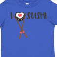 thumbnail image 4 of Inktastic Kawaii I love Sushi Boys or Girls Toddler T-Shirt, 4 of 5