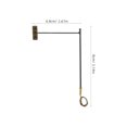 thumbnail image 4 of Railroad Train Lamp Post Model Metal Abs Assorted Color 1Pcs 3.14X2.67X0.20In, 4 of 9