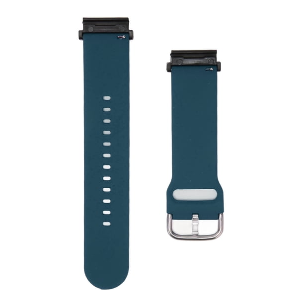 Correa de silicona de 22 mm para reloj inteligente deportivo Garmin Fenix 7, 6 y 5 (azul oscuro)