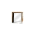 thumbnail image 4 of Benjara Rectangular Molded Wooden Frame Dresser Top Mirror, White and Silver, 4 of 7