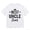 White, variant on Men's T-Shirt Best Uncle Ever Comfortable And Versatile Outdoor Casual Short Sleeve