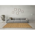 thumbnail image 3 of Ahgly Company Indoor Rectangle Solid Brown Modern Area Rugs, 3' x 5', 3 of 4