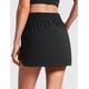 thumbnail image 3 of Falda CRZ YOGA Mini Tenis Forrada de Cintura Alta Negra, 3 of 7