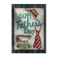 thumbnail image 2 of Mouliraty Father's Day Garden Flag Linen Double Sided Printed Decorative Flag Courtyard Welcome Flag, 2 of 6