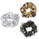 thumbnail image 1 of 3pcs Sequin Hair Ties for Women – Stylish Elastic Hair Bands with Sparkly Sequins for Various Hairstyles, 1 of 5