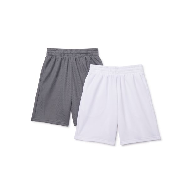 Athletic Works Athletic Works Boys Performance 2Pack Dazzle Shorts
