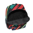 thumbnail image 6 of FORMRS School Backpack with Front Zippered Pocket 12" Student Travel Daypack, Blue Abstract Lines, 6 of 6
