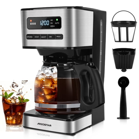 Cafetera Eléctrica De Goteo Programable 12tazas 1.8l 900w