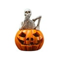 thumbnail image 1 of Halloween Pumpkin Resin Craft Funny Party Desktop Ornament Festive Atmosphere For Home, 1 of 4