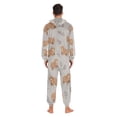 thumbnail image 4 of FORMRS Onesies Pajama for Adults Unisex Hoodie Winter Jumpsuit One Piece Sleepwear, Sizes S-2XL, Cartoon Bear, 4 of 7