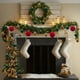 thumbnail image 4 of 44 piezas de bolas de terciopelo navideño • Set de adornos de árbol de Navidad de plástico flocado – Adornos decorativos colgantes rojos y verdes 8cm 4cm • Decoración festiva duradera para árbol de, 4 of 7