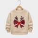thumbnail image 1 of Cowsor Girls Sweatshirts Kids Cute Graphic Crewneck Pullover Tops Xmas Long Sleeve Holiday Shirts, 1 of 5
