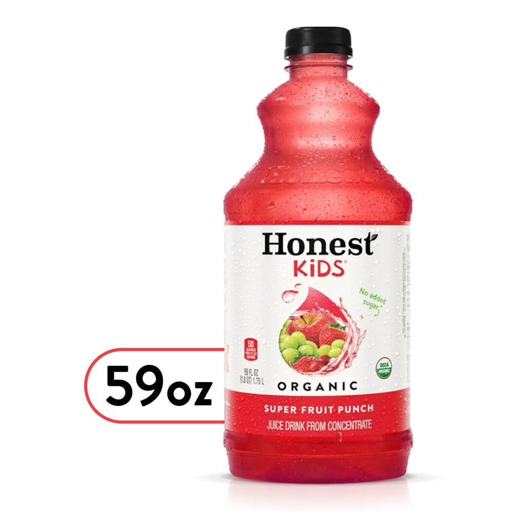 Honest Kids Super Fruit Punch Organic Fruit Juice, 59 fl oz Walmart
