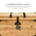 thumbnail image 3 of Miangastore 4Pcs Combination Lock Outdoor Combination Lock Padlock Retro Antique Style Combination Lock, 3 of 9