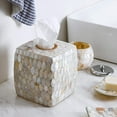 thumbnail image 4 of Whole Housewares Mosaic Glass Tissue Holder Decorative Tissue Cover Bathroom, 4 of 7