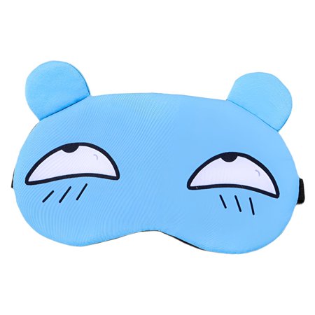 BESTSKY Sleep Mask Comfortable Fit Silk Sleep Mask Travel Fit Kids Sleep Mask Blue