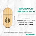 thumbnail image 4 of Unidades flash USB Paintechz Custom Logo Wood de 2 GB, paquete de 100, 4 of 8