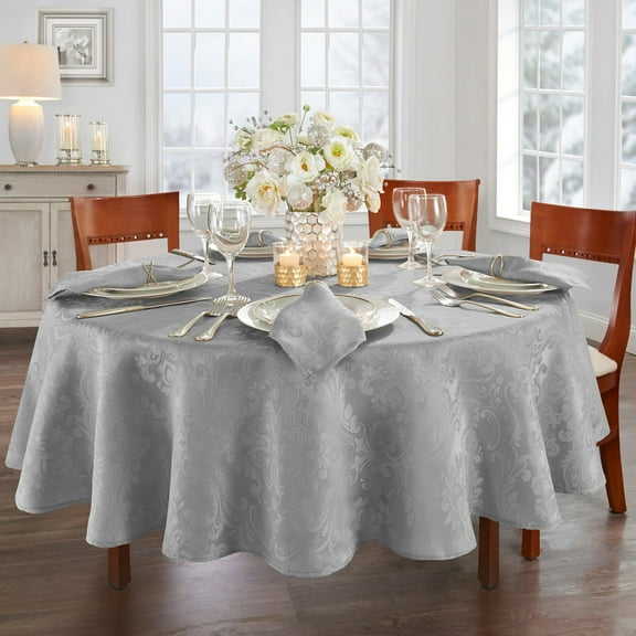 Elrene-Caiden Elegance Damask Tablecloth