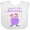 AA-White, variant on Inktastic Daddy's Little Monster Girls Baby Bib