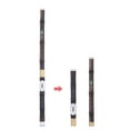 thumbnail image 2 of Detchable Natural Black Bamboo Bawu Ba Wu Transverse Flute Musical Instrument in G Key for Beginner Music Lovers as Gift, 2 of 7