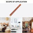 thumbnail image 4 of MasteelfCA 1Pc Smooth Safe Incense Holder Simple Incense Tube Delicate Incense Tube Brown, 4 of 8