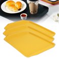thumbnail image 4 of Bandeja De Plástico 3PCS Bandeja De Comida Colorida Rectángulo Engrosado Binaural Bandeja De Plástico Resistencia Al Calor Bandejas De Cafetería Apilables Para HotelYellow ANGGREK Otros, 4 of 8