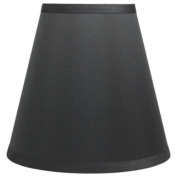 Urbanest Silk Empire Lamp Shade 5x9x8.5", Gray