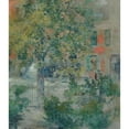 thumbnail image 3 of Robert Frederick Blum 20x22 Black Modern Framed Museum Art Print Titled - View from the Artist's Window, Grove Street (ca. 1900), 3 of 5