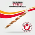 thumbnail image 3 of Good 'n' Fun Triple Flavor Twists, Duck, Prime Rib and Beef, Rawhide Chews for All Dogs, 10 Count, 3 of 9