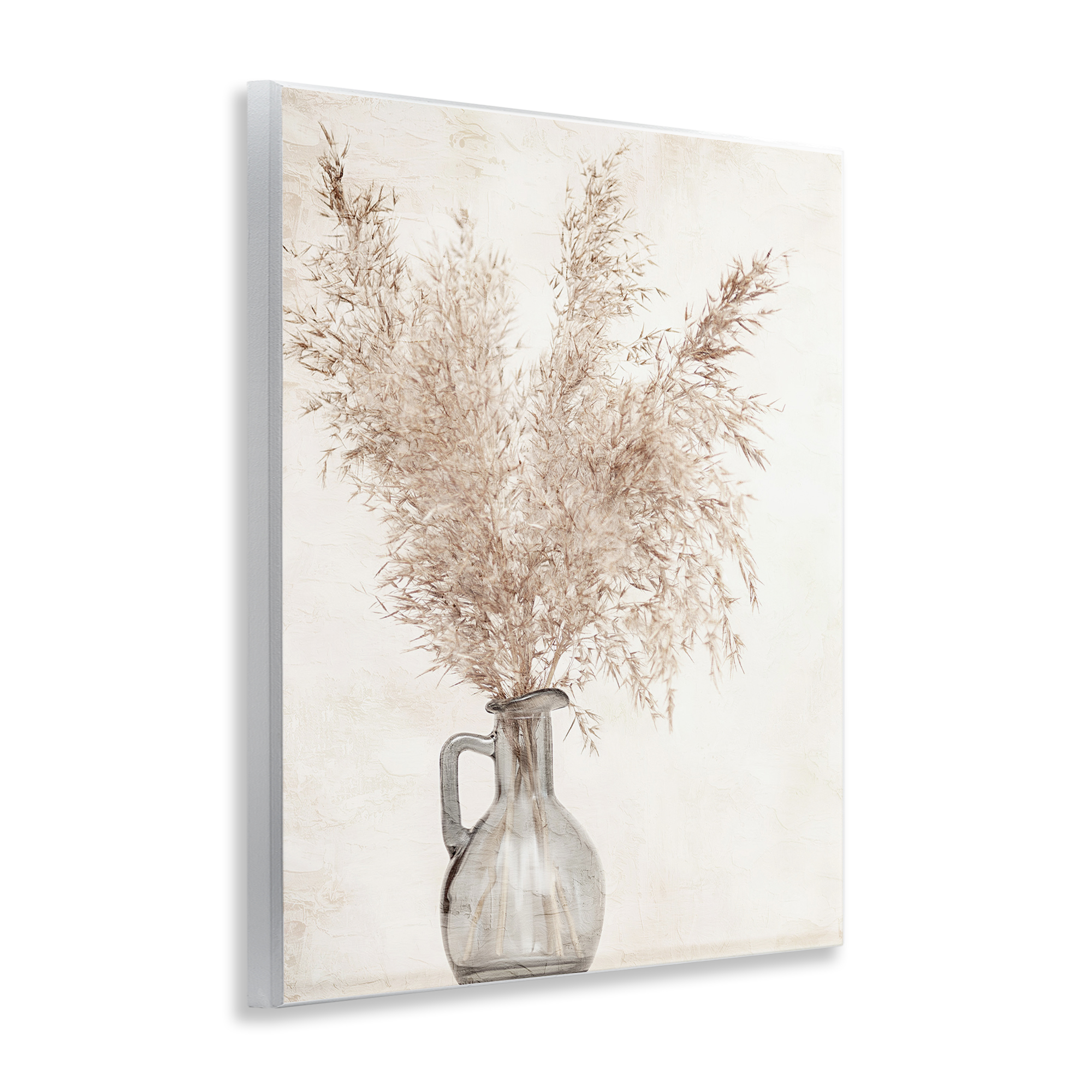 Stupell Industries Wild Pampas Vase Botanical & Floral Painting Unframed Art Print Wall Art, 11 x 14