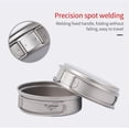 thumbnail image 4 of Bgsha Titanium Camping Frypan with Foldable Handles Outdoor Hiking Cooking Frying Pan, 4 of 9