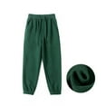 thumbnail image 5 of CYRBOKO Boys Jogger Sweatpants, Drawstring Casual Stretchy Cotton Elastic Waist Kids Pants Green Size 10-11 T, 5 of 7