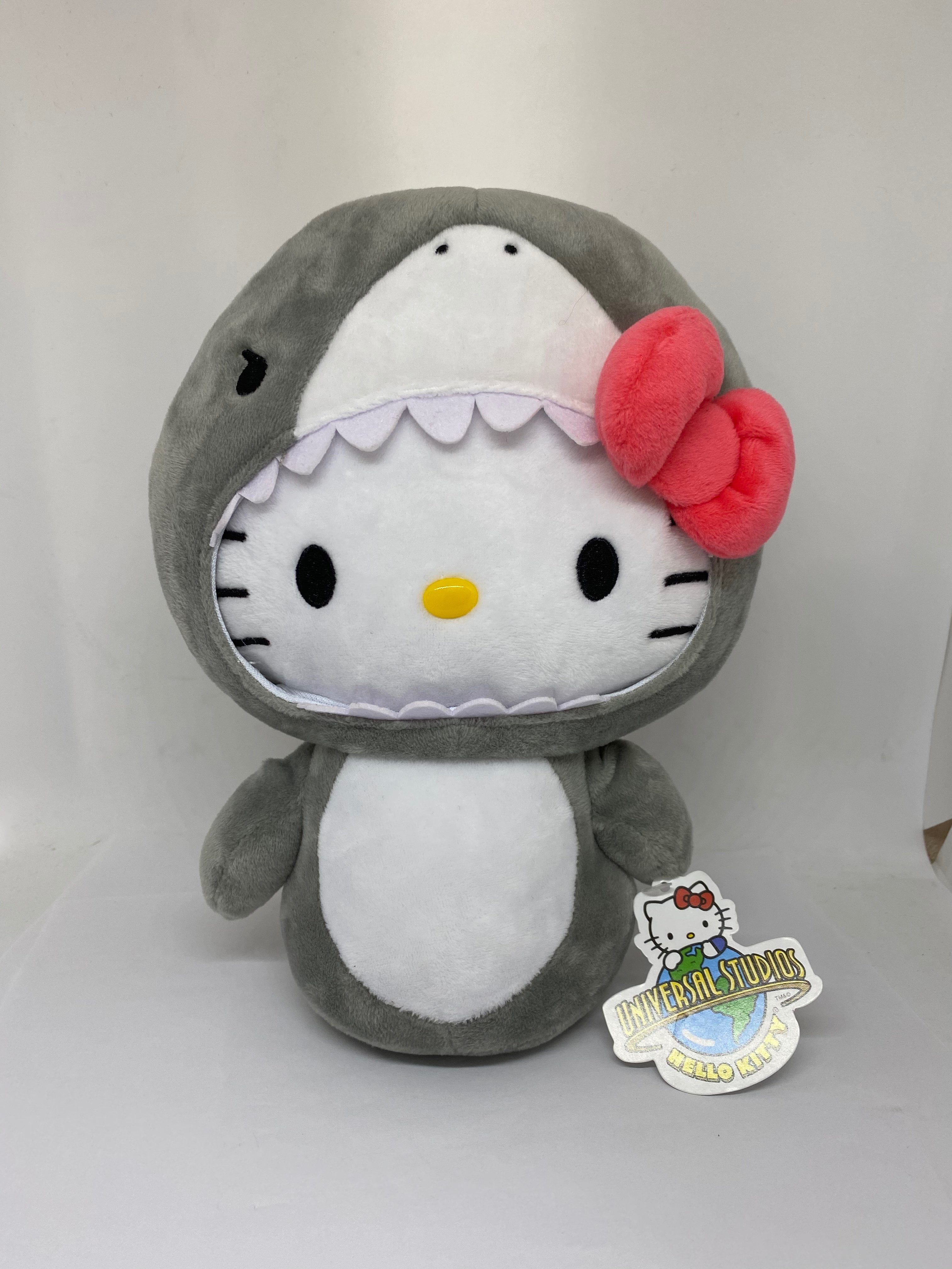 NEW Hello Kitty 19” Black White Gray Retro Soft Plush 