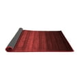 thumbnail image 2 of Ahgly Company Indoor Round Abstract Red Contemporary Area Rugs, 6' Round, 2 of 4