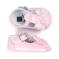 thumbnail image 3 of Baby Girl First Walkers Lovely Soft Sole PU Princess Shoes Newborn Infant Anti-slip Crib Shoes Toddler Bow Shoes,0-18M, 3 of 7