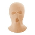 thumbnail image 3 of Cyglowse 3 Holes Ski Cycling Balaclava Hood Cap Full Face Mask Khaki One Size, 3 of 3