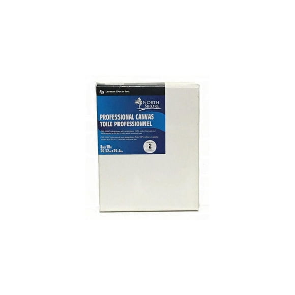 Toile professionnelle North Shore 8" x 10" Toile professionnelle 8"x10"
